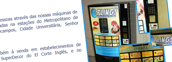 Mquinas de Vending Pling!